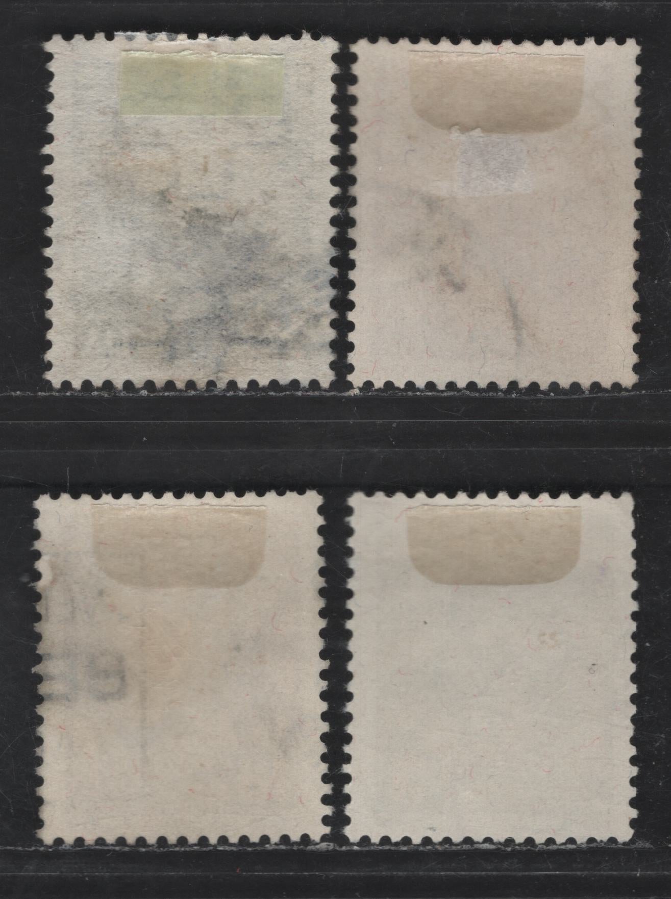 Switzerland SC#B65-B68 5c - 30c Green & Buff - Ultramarine Girl of Vaud - Jean Baptiste Girard, 1933 Semi Postal Issue, 4 Very Fine Used Singles, Perf 11.5, Granite Paper Wmk 183 & Unwatermarked