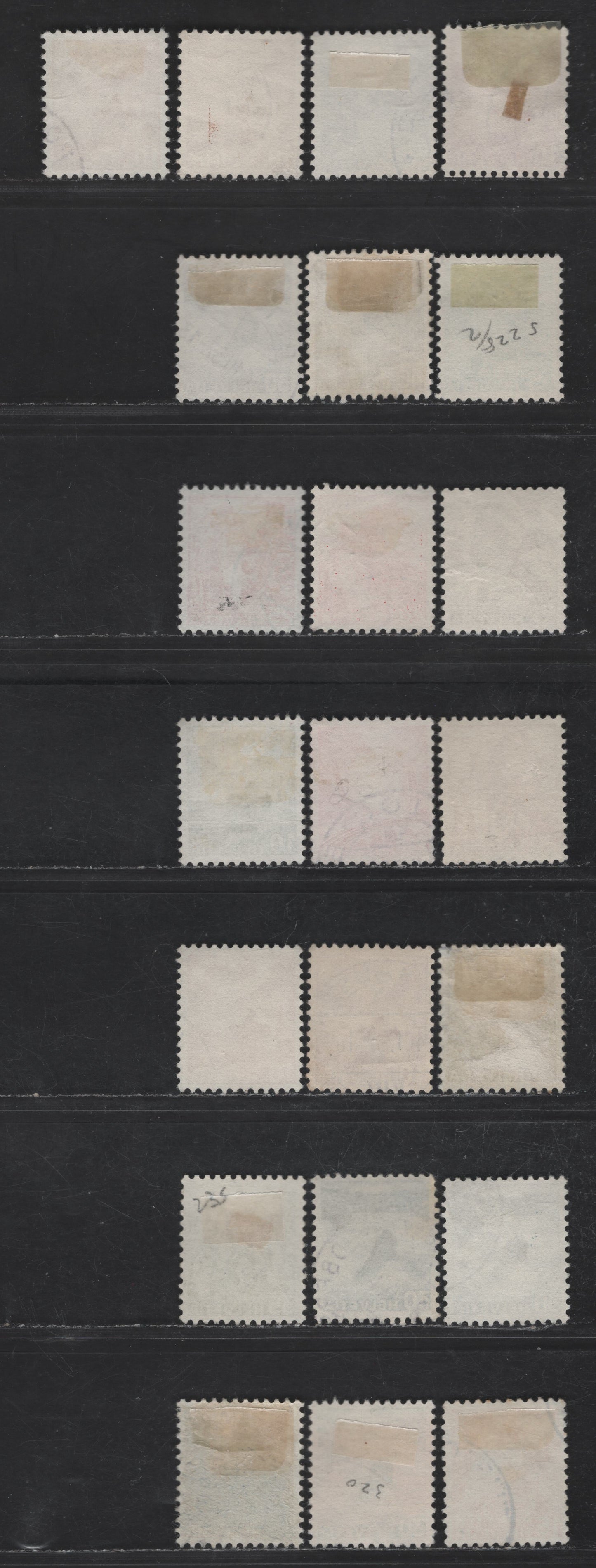 Switzerland SC#227-236, 229b, 316-321 3c - 40c Olive - Ultramarine Staubbach Falls - Alpine Lake Of Salt, 1936 - 1948 Pictorial Issues, 21 Very Fine Used Singles, Includes Extra Shades & Both Types Of 10c