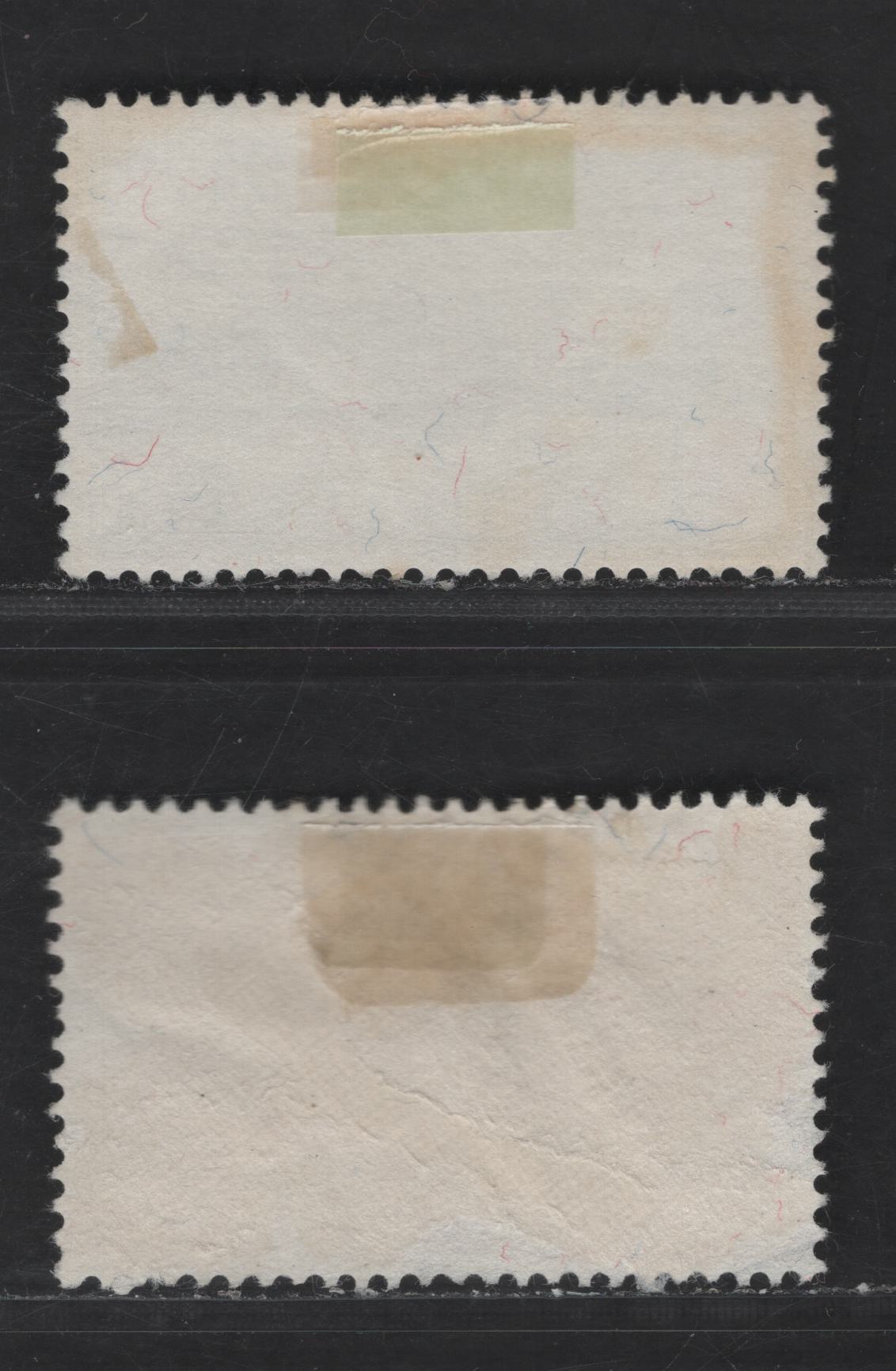 Switzerland SC#268-269 20c - 30c Red, Carmine & Buff - Blue, Carmine & Gray View of Geneva, 1939 75th Anniv of Red Cross Issue, 2 Very Fine Used Singles, Perf 11.5, Unwatermarked