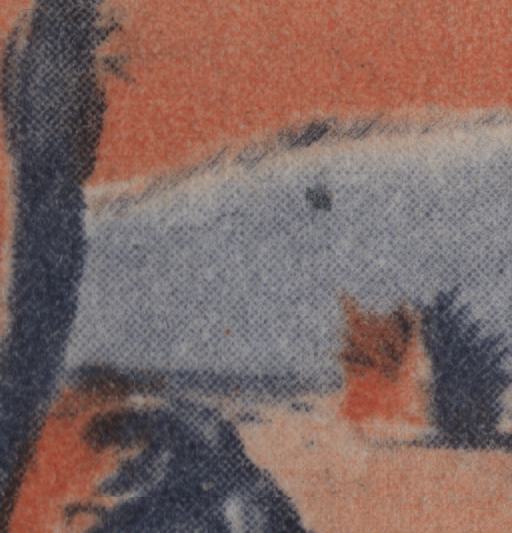 Lot 107 Somali Coast SC#248var 10c Violet Blue & Orange Danakil Tent, 1947 Pictorial Definitive Issue, A VFOG Single, 'Stranded Swimmer' Variety, Possibly Constant & Unlisted