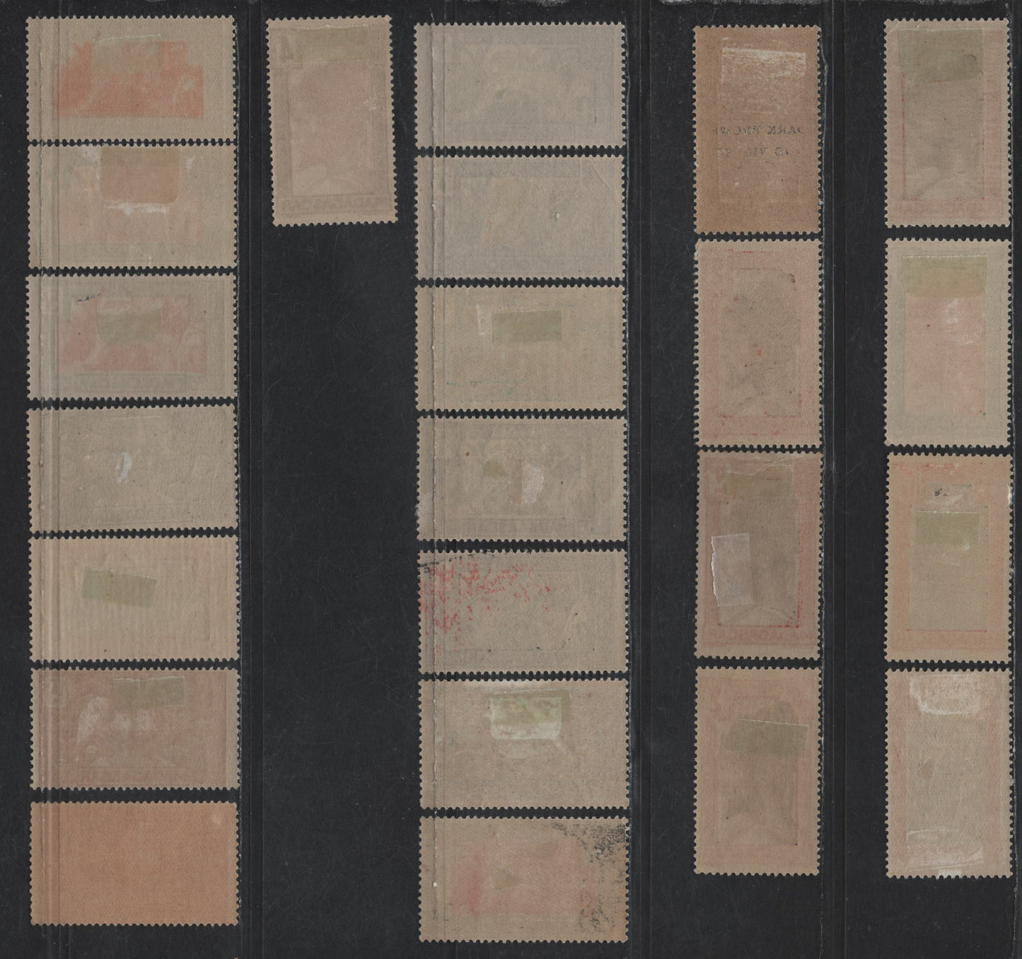 Lot 156 Madagascar SC#147/165 1c - 1.50fr Dark Blue & Blue Green - Brown & Dark Red Hova With Oxen - Sakalava Chief, 1930-1944 Pictorial Definitive Issue, 23 F/VFOG Singles With Additional Shades