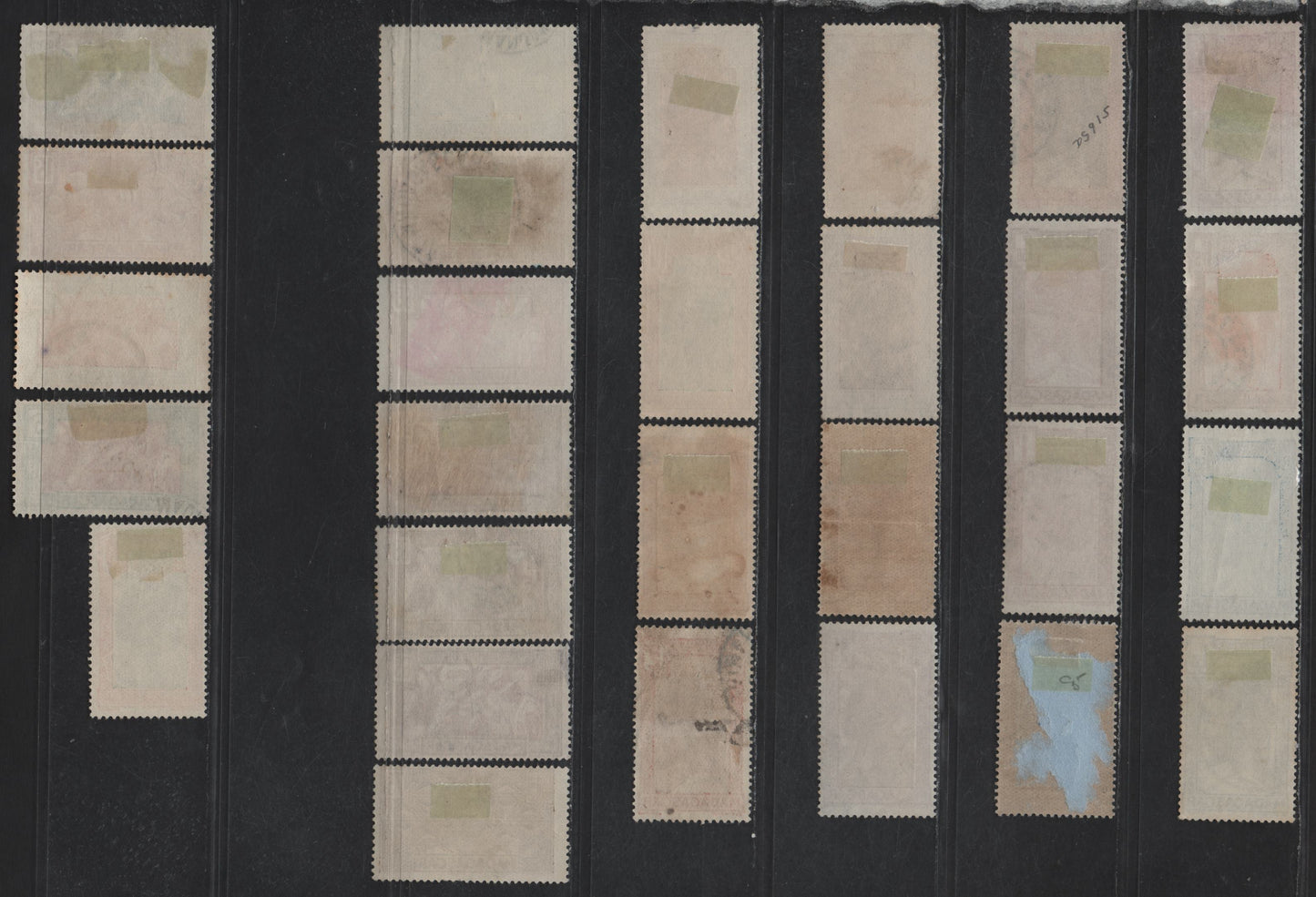 Lot 157 Madagascar SC#148/167 2c - 5fr Brown Red & Dark Brown - Violet & Dark Brown Sakalava Chief - Hova Woman, 1930-1944 Pictorial Definitive Issue, 28 Fine/Very Fine Used Singles With Shade Variations