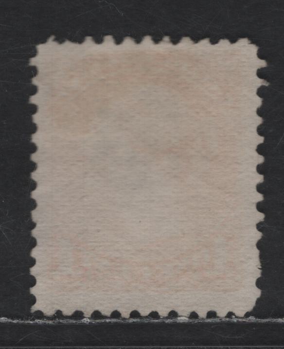 Lot 237 Canada #35iv 1c Deep Yellow Orange Queen Victoria, 1870-1893 Small Queen Issue, A Fine Used Single, First Ottawa Printing, Paper Type FO-F (See Body), Perf 11.9x12, No Plate Dot, 2 Ring Cancel