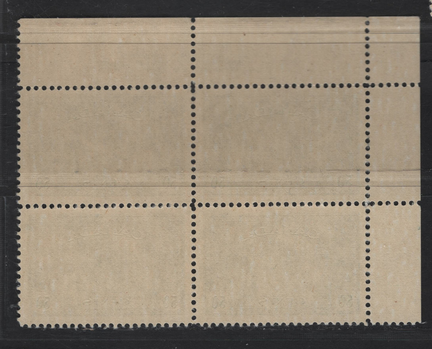 Lot 281 Canada #272 50c Dark Blue Green Logging, BC, 1946 Peace Issue, A VFNH UL Plate 1 Block Of 4, Perf 12