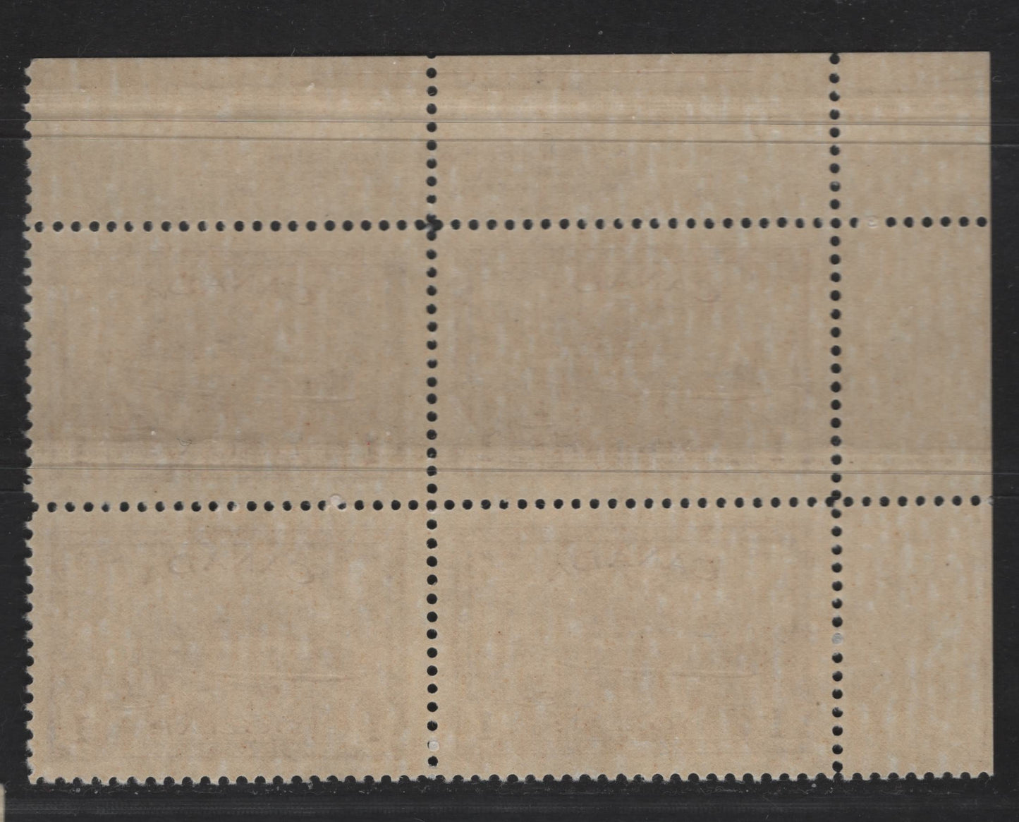 Lot 282 Canada #273 $1 Red Violet Train Ferry, PEI, 1946 Peace Issue, A VFNH UL Plate 1 Block Of 4, Perf 12