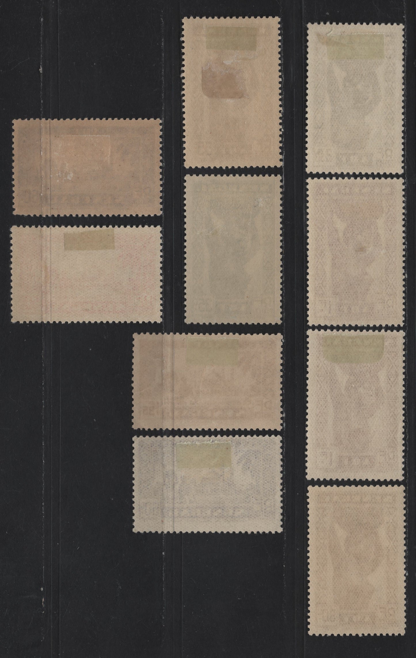 Lot 115 Senegal SC#154/187 50c - 2.50fr Red Orange - Black Faidherbe Bridge - Diourbel Mosque, 1935-1940 Pictorial Definitive Issues, 10 F/VFOG Singles