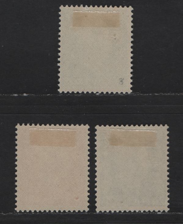 Lot 183 France SC#Unlisted 25c - 2.50fr Green - Deep Ultramarine Marianne, 1945 Photogravure Pictorial Issue, 3 F/VFOG Singles, Unissued, Printed In England, Scarcer Set Inscribed 'France', Footnoted In Scott