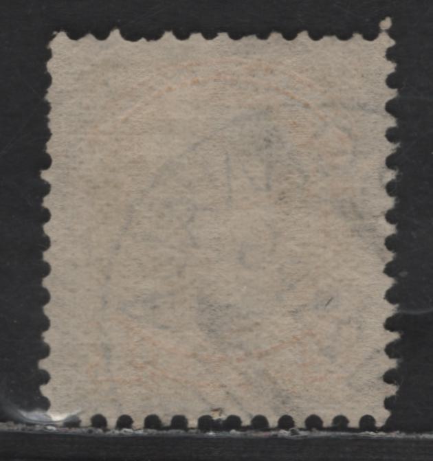 Lot 308 Canada #35 1c Pale Yellow Queen Victoria, 1870-1893 Small Queen Issue, A Very Fine Used Single, Mid Second Ottawa Printings, Paper Type 2O-N, Toronto Style B Squared Circle Precancel Cancel