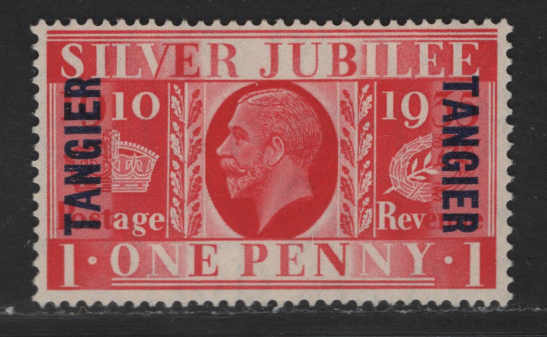 Lot 204 Morocco Agencies - Tangier SC#509 1d Scarlet King George V, 1935 Silver Jubilee Issue, A VFNH Single