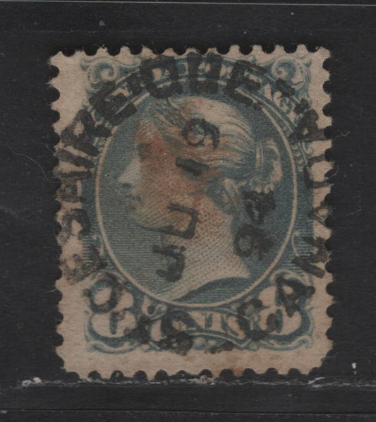Lot 315 Canada  #44a 8c Blue Grey Queen Victoria, 1870-1897 Small Queen Issue, A Fine Used Single Mid-Second Ottawa Printing With SON July 19, 1894 St. Cesare, Quebec Cancel