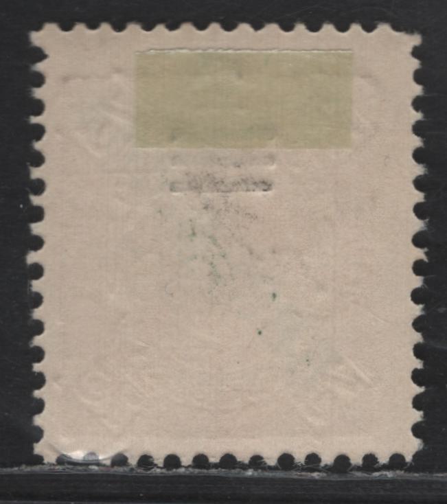 Lot 155 Macao SC#175, 185 6a on 80r - 2a on 16a Yellow Green - Rose King Carlos, 1913 Republica Overprints On Surcharge Issue, 2 Fine Unused Singles, Issued Without Gum
