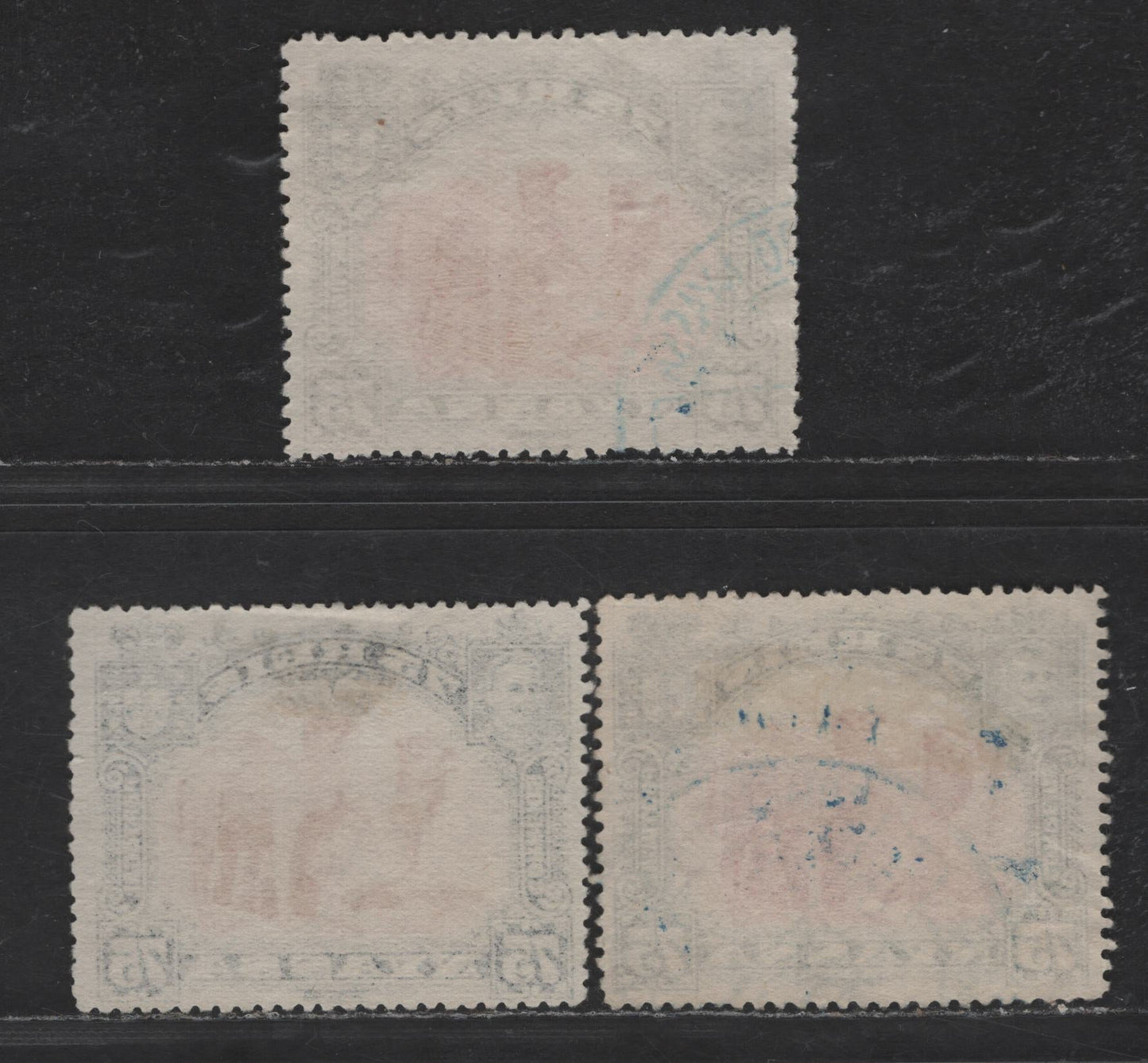 Lot 221 Nyassa SC#33 75r Black & Carmine Lake Camel, 1901 Pictorial Issue, 3 Very Fine Used Singles, Perfs 14x13.5, 15 & 14.75