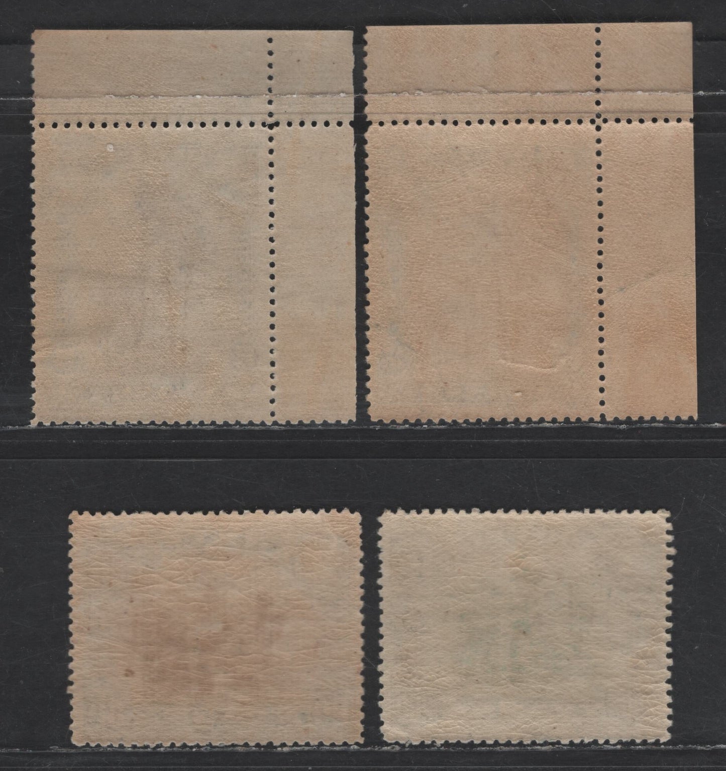 Lot 237 Nyassa SC#27, 29, 34, 37 5r - 200r Black & Violet - Black & Greenish Blue Camel, 1901 Pictorial Issue, 4 VFNH Singles, Perf 14