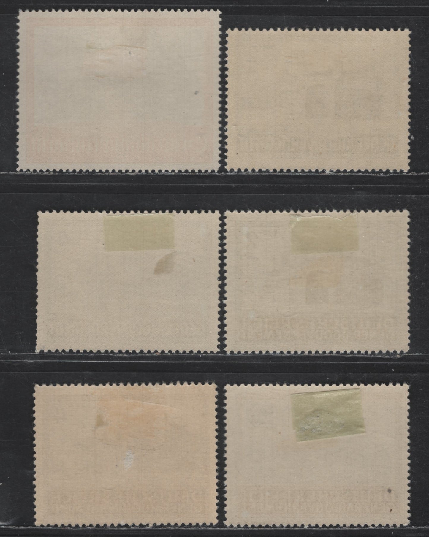 Lot 133 Poland - German Occupation SC#N73-N75, N100-N101, N103 10z  Red & Olive Black - Orange Brown & Gray Black Monastary Views & Castles, 1941 Pictorial Issue, 6 F/VFOG Singles