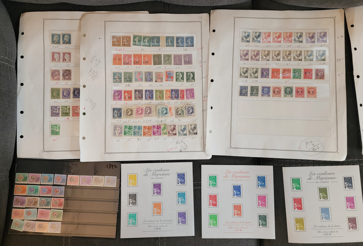 Comprehensive & Specialized Collection of VFNH French Definitives From 1940's to 2010's