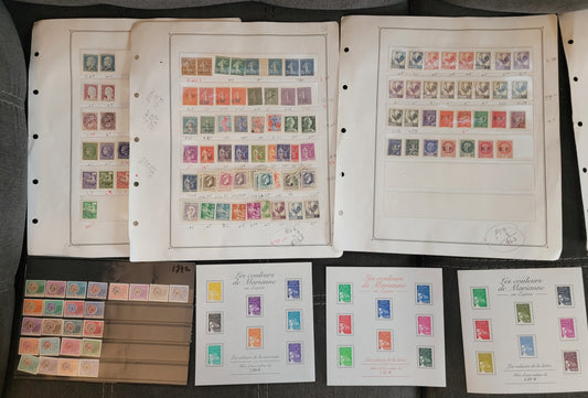Comprehensive & Specialized Collection of VFNH French Definitives From 1940's to 2010's