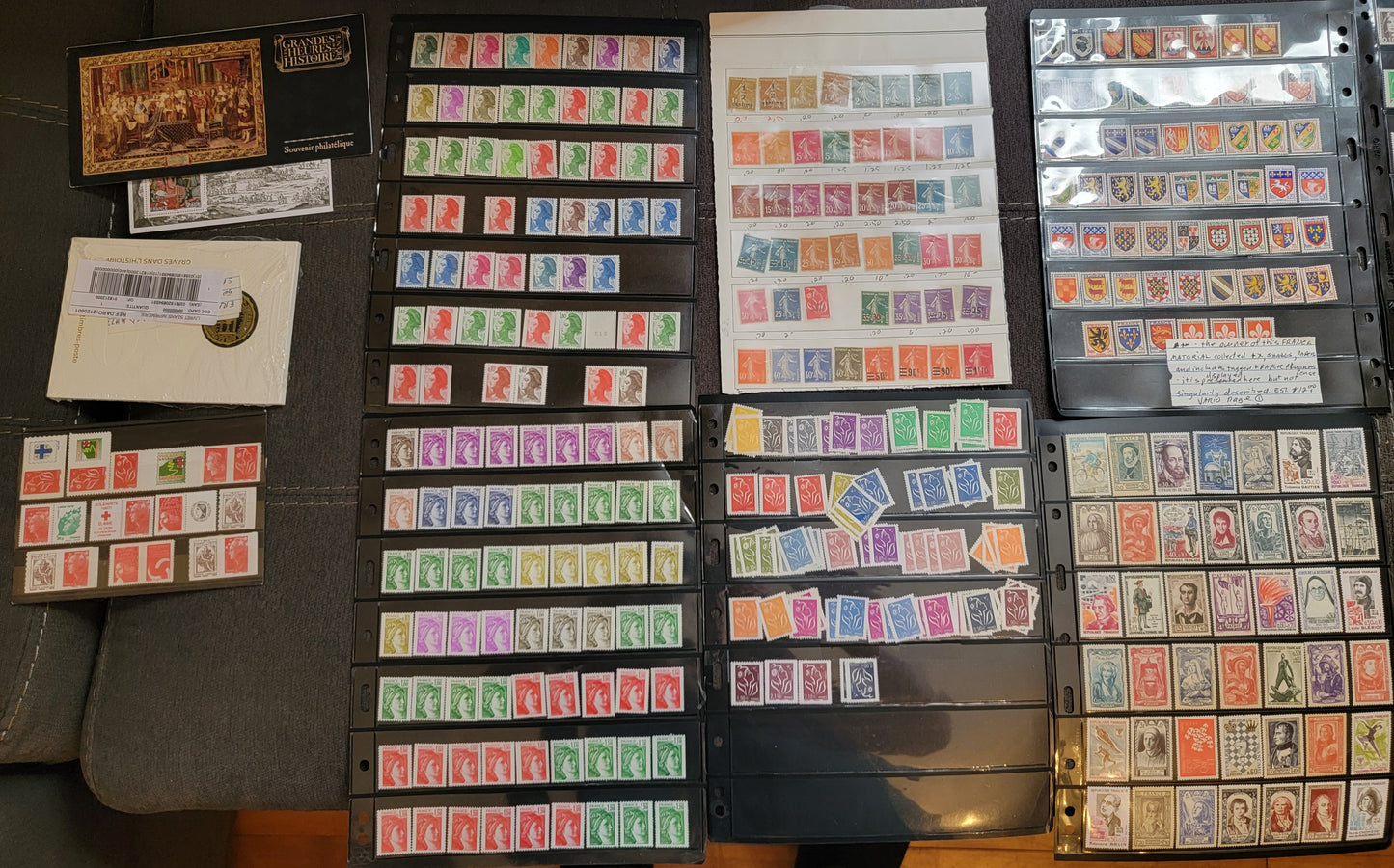 Comprehensive & Specialized Collection of VFNH French Definitives From 1940's to 2010's