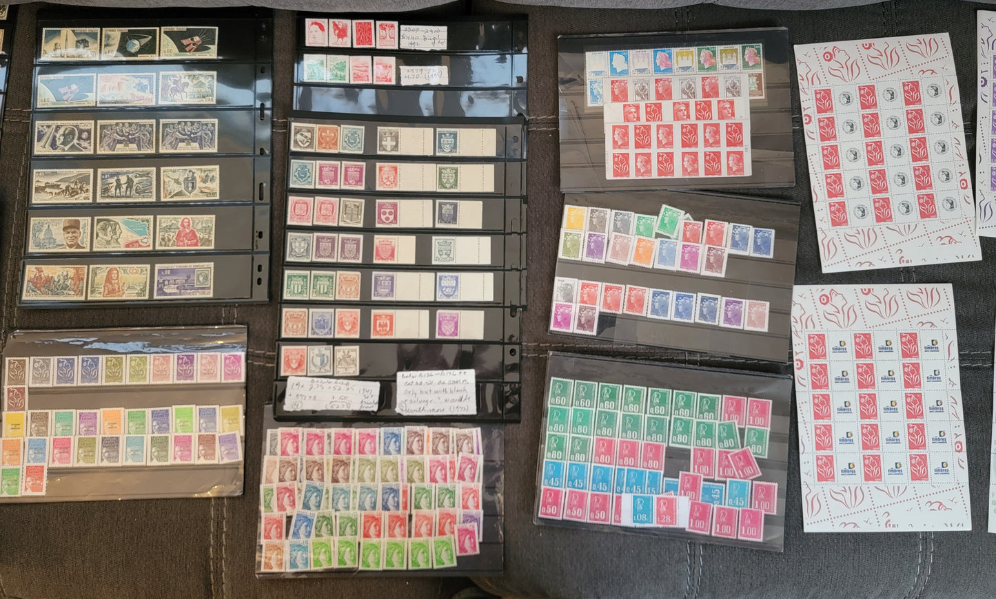 Comprehensive & Specialized Collection of VFNH French Definitives From 1940's to 2010's