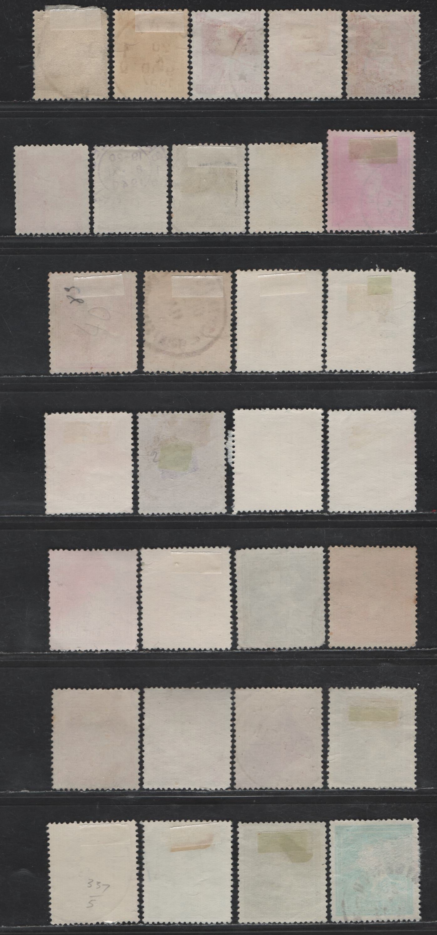 Belgium #283/293, 354/360, 367 70c Brown - 10% On 5fr Dark Blue Green, 1936-1956 King Leopold III Issue, 30 F & VF Used Singles With Many Shade Varieties, Including Some Not In Lot 216