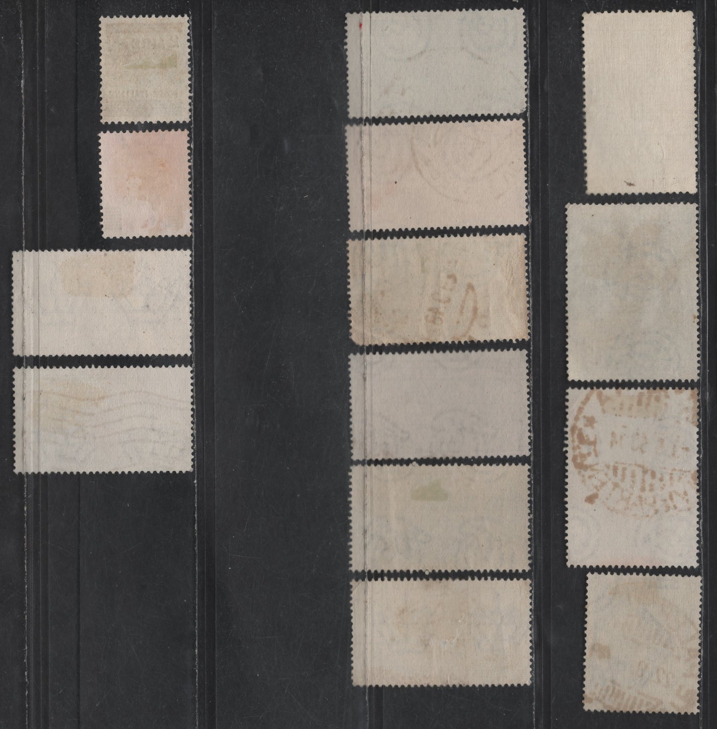 Lot 250 Italy SC#416, 438, 460, 462, 435, 494, 493, 497, 500, 529, 535-536, 601A 50c - 60l Violet - Ultramarine Rome-Berlin Axis - Leonardo da Vinci, 1941-1952 Rome -Berlin Axis - Leonardo da Vinci Issues, 13 Fine/Very Fine Used Singles