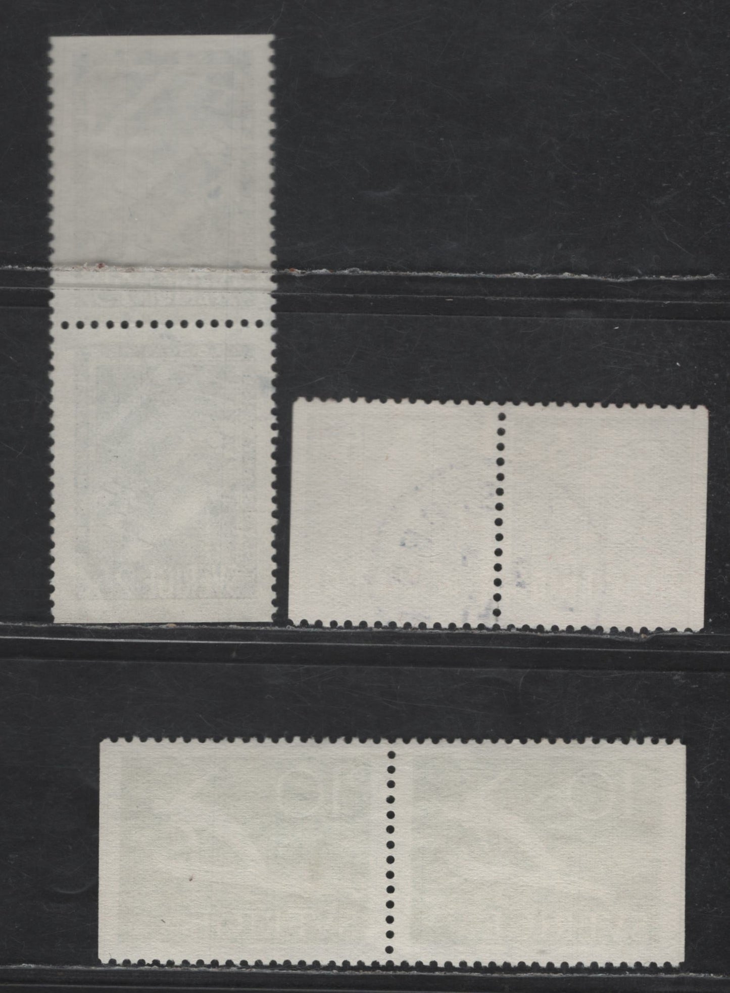 Lot 361 (C) Sweden #312a, 448, 455(Facit# 324BB, 445BB, 451BB) 5 ore Green - 25 Ore Blue, 1943 Bellman - 1953 Telegraph Centenary Issues, 3 Very Fine Used Booklet Pairs