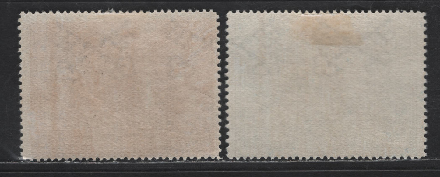 Lot 398 Vatican City #152-153 60L Deep Blue & 100L Dark Brown, 1951 Council Of Chalcedon Issue, 2 FOG Singles