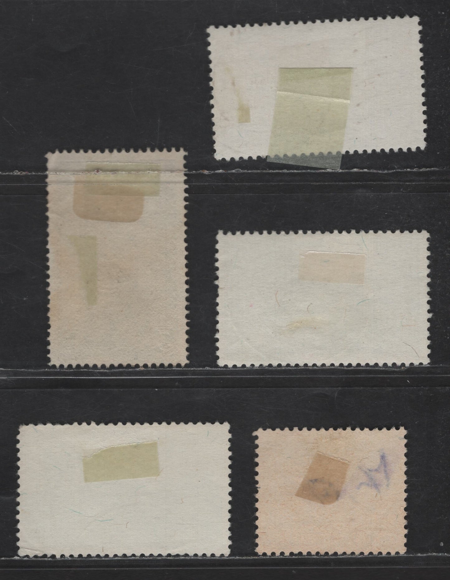 Lot 195 Luxembourg SC#153, 242, 244, 263, C12 3fr - 6fr Dark Blue & Blue - Dark Brown & Gray The Wolfsschlucht - Vianden Castle, 1923-1946 Pictorial - Airmail Issues, 5 Very Fine Used Singles