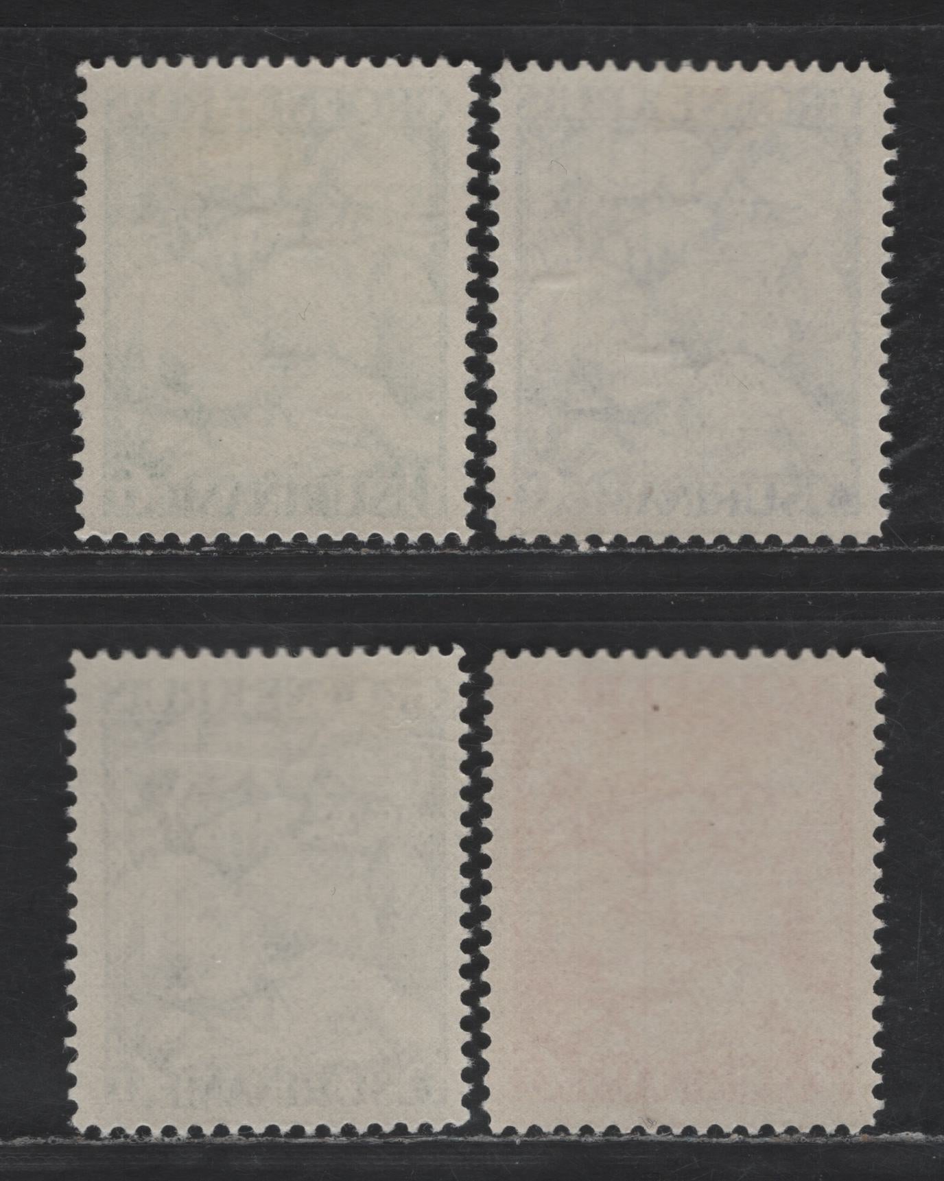 Lot 278 Suriname SC#B8-B11 1.5c+135c - 6c+4c Green - Black Good Samaritan, 1929 Green Cross Society Semi Postals, 4 VFOG Singles