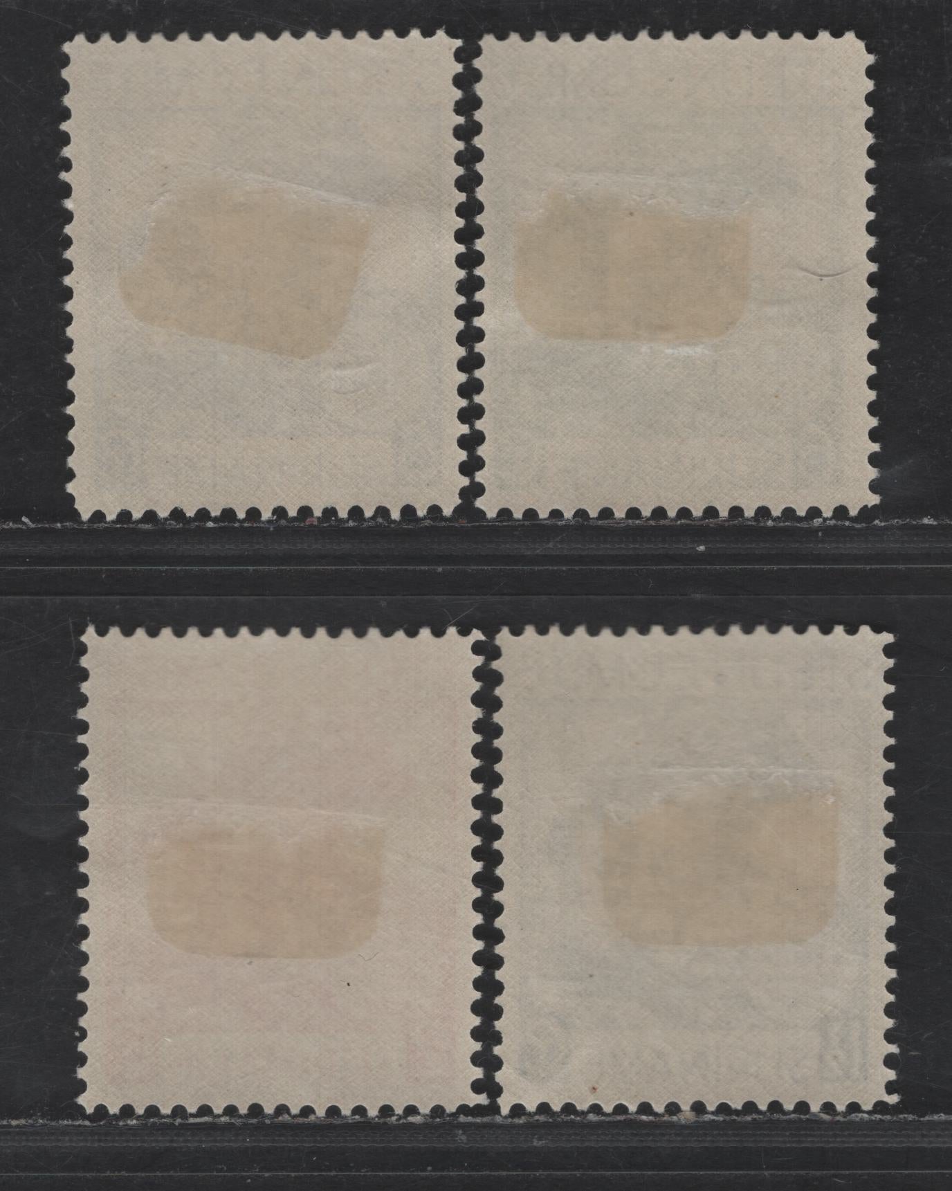 Lot 279 Suriname SC#B12-B15 1.5c+135c - 6c+4c Black - Deep Green Surinam Mother & Child, 1931 Child Welfare Societies Semi Postals, 4 VFOG Singles