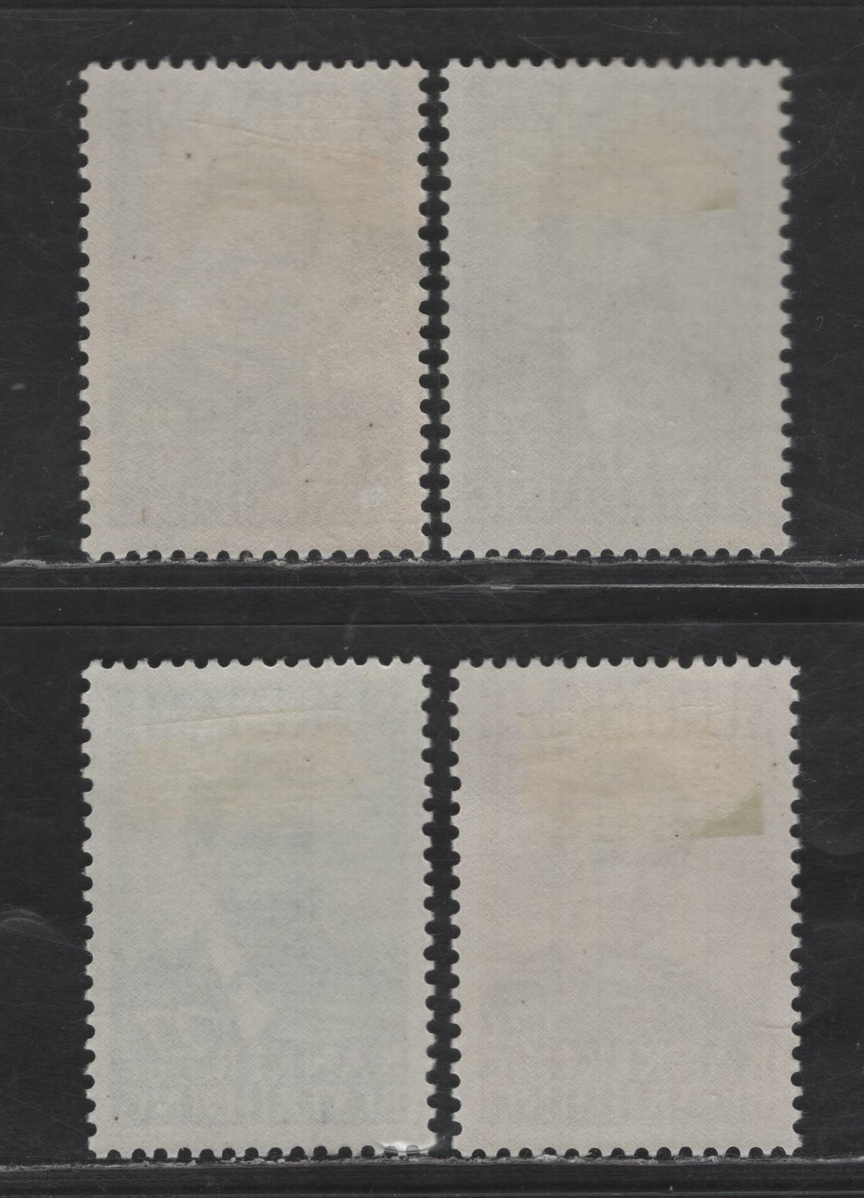 Lot 283 Suriname SC#B49-B52 7.5c+7.5c - 27.5c+97.5c Dull Violet - Brown Red Cancer, 1950 Semi Postal Issue, 4 VFOG Singles