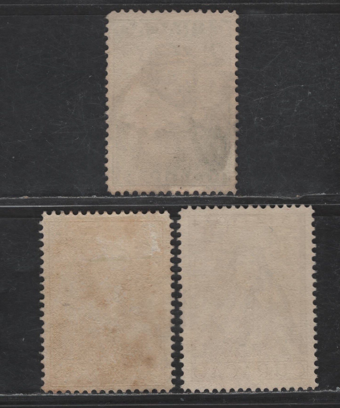 Lot 327 Netherlands Antilles SC#113, 117, 122 2.5c - 27.5c Dull Green - Brown Violet Founding of the Colony, 1934 3rd Centenary of Founding of the Colony Issue, 3 Very Fine Used Singles