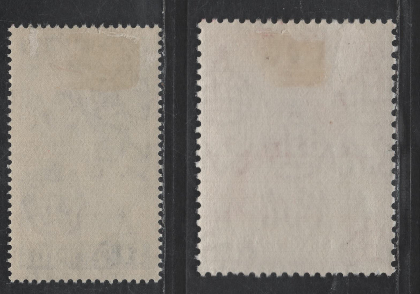 Lot 18 (C) Seychelles SC#152-153 9c - 5r Blue - Red KGVI & Queen Elizabeth, 1948 Silver Wedding Issue, 2 VFOG Singles