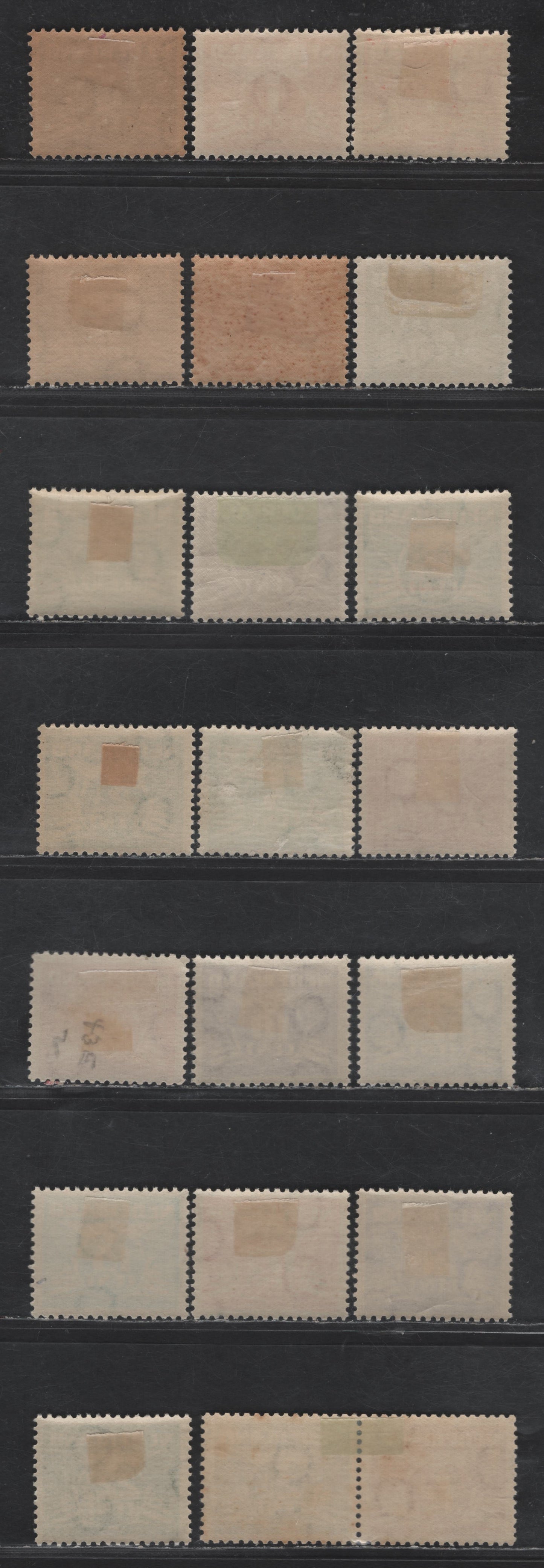 Lot 241 Netherlands SC#164-165, 167-1671, 243A, 243F, 243C,243E, 243G, 243H, 243J, 243K-M 1/2c - 22.5c Gray - Olive Green Gull, 1926-1941 Gull Definitive Issue, 21 F/VFOG Singles