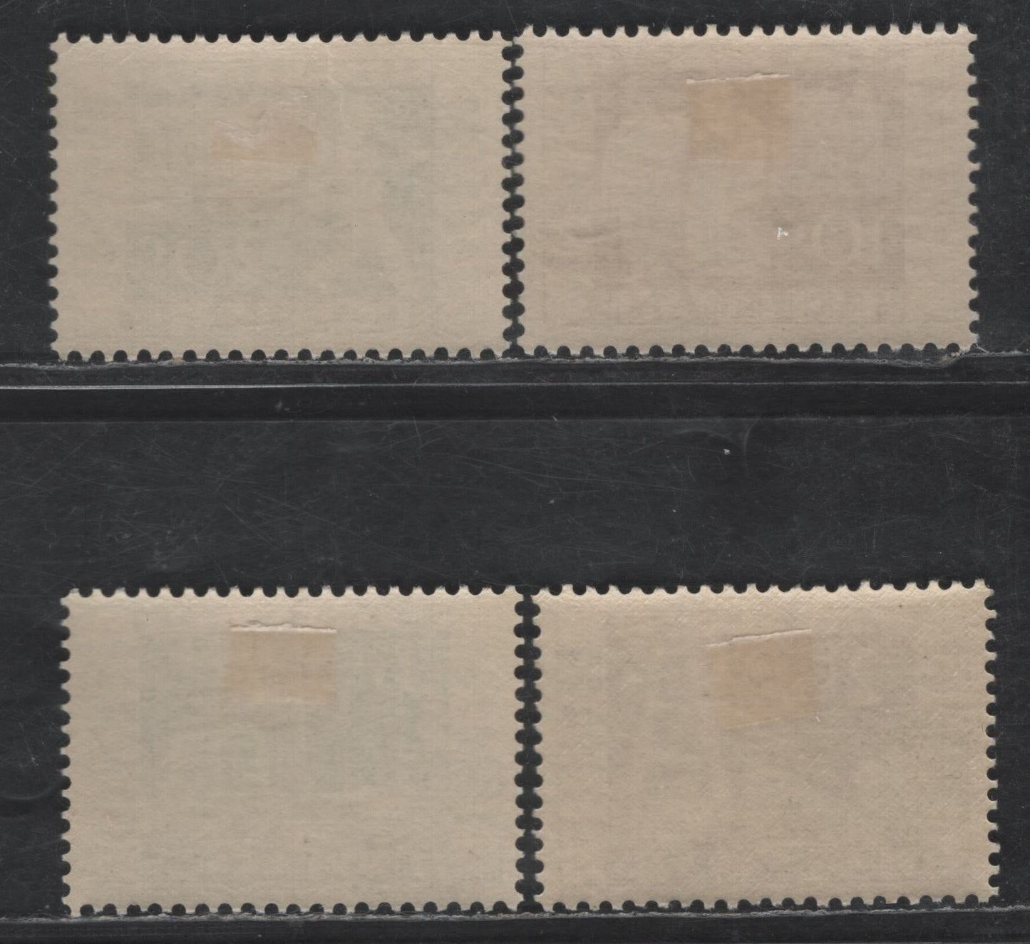 Lot 277 Netherlands SC#336-339 2c - 20c Brown - Ultramarine Postage Stamp Centenary, 1952 Postage Stamp Centenary Issue, 4 VFOG Singles