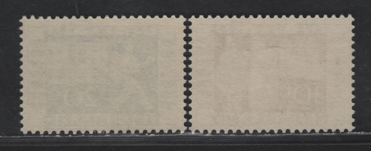 Lot 278 Netherlands SC#338-339 10c - 20c Brown Carmine - Violet Blue Postage Stamp Centenary, 1952 Postage Stamp Centenary Issue, 2 VFNH Singles