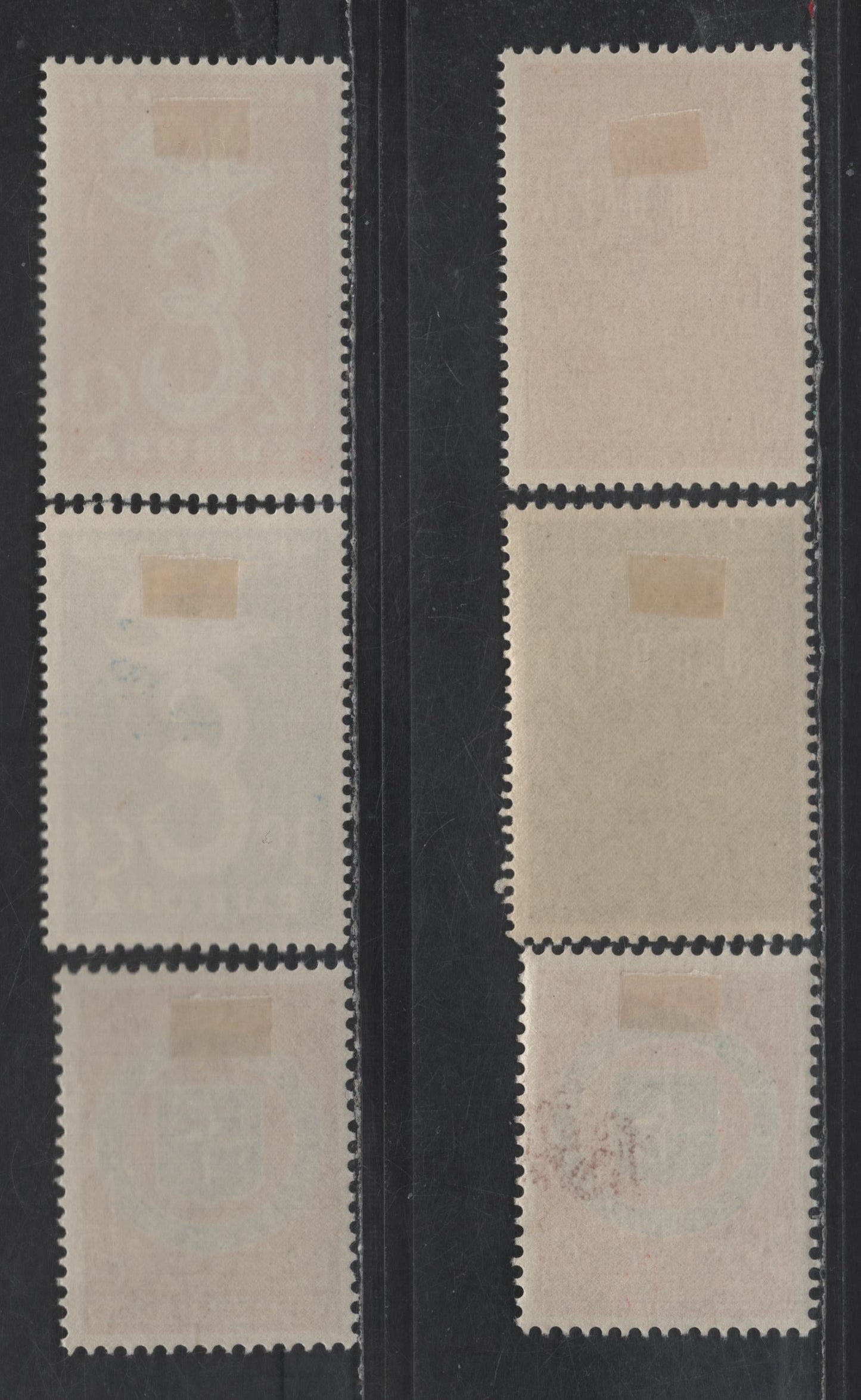 Lot 281 Netherlands SC#375-380 12c - 30c Orange Vermillion & Blue - Yellow Green Europa, 1958-1959 Europa Issues, 6 VFOG Singles