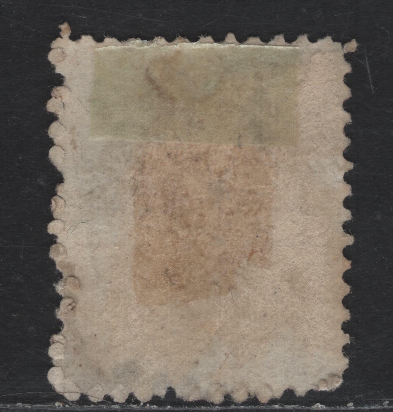 Lot 30 Canada SC#17ii 10c Brown Prince Albert, 1859-1864 First Cents Issue, A Fine Used Single, Very Thick Paper, Perf 12x11.75