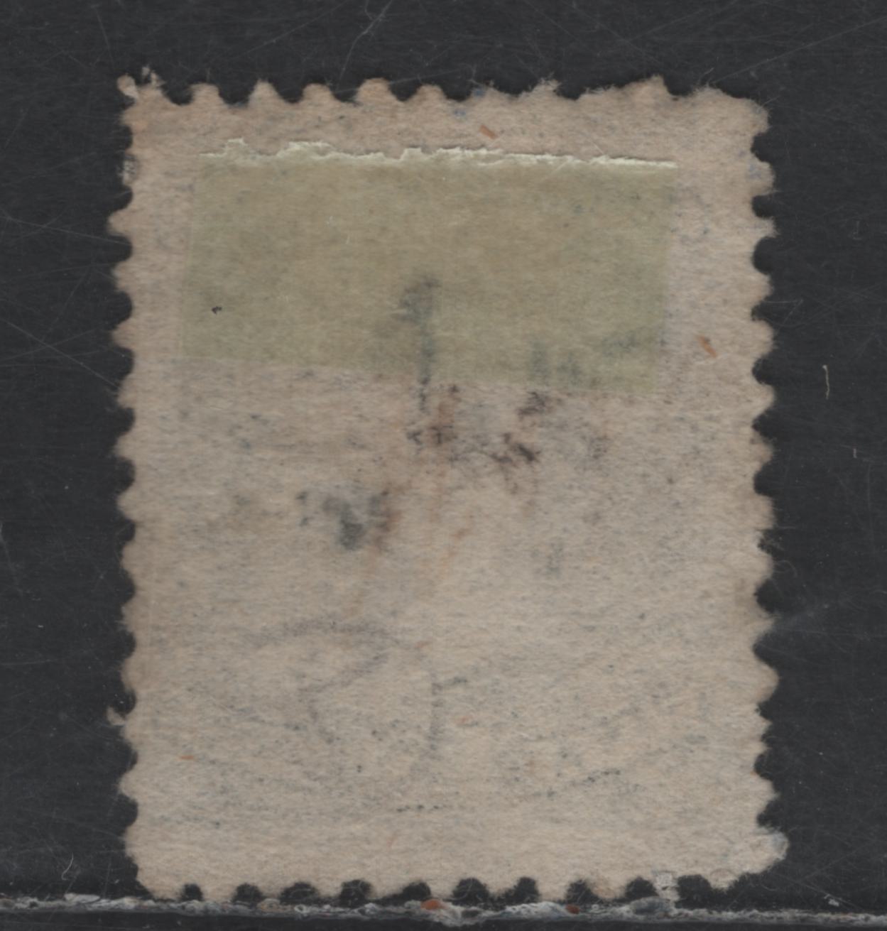 Lot 32 Canada SC#21 1/2c Black Queen Victoria, 1868-1876 Large Queen Issue, A Very Good Used Single, Perf 12, Duckworth Paper 3 (FO-L), Some Surface Abraisions