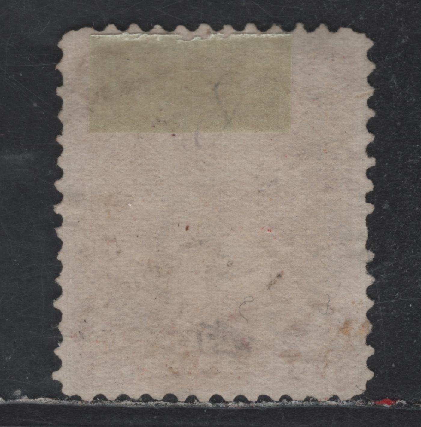 Lot 37 Canada SC#25 3c Red Queen Victoria, 1868-1876 Large Queen Issue, A Fine Used Single, Duckworth Paper 10 (Type FO-O)