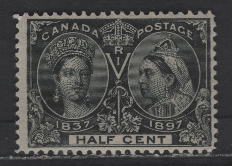Lot 59 Canada SC#50 1/2c Black Queen Victoria, 1897 Diamond Jubilee Issue, A FOG Single