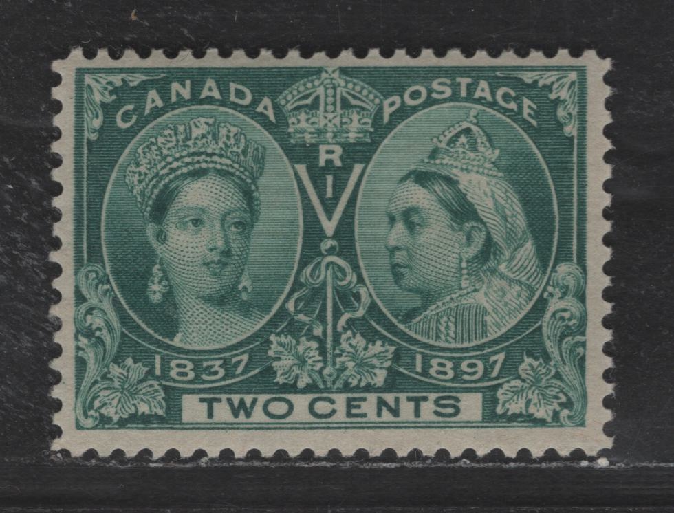 Lot 61 Canada SC#52 2c Green Queen Victoria, 1897 Diamond Jubilee Issue, A VFOG Single