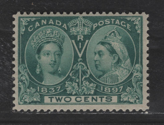 Lot 61 Canada SC#52 2c Green Queen Victoria, 1897 Diamond Jubilee Issue, A VFOG Single