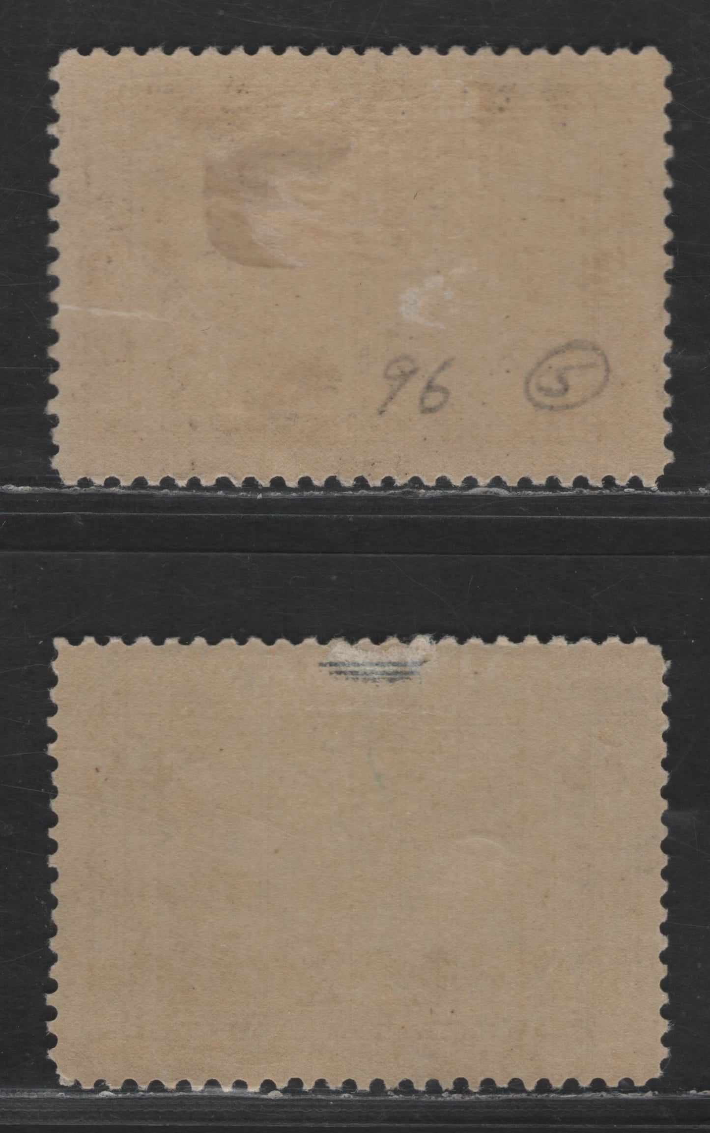 Lot 94 Canada SC#96-97 1/2c - 1c Black Brown - Dull Blue Green Prince & Princess of Wales, 1908 Quebec Tercentenary Issue, 2 FOG Singles