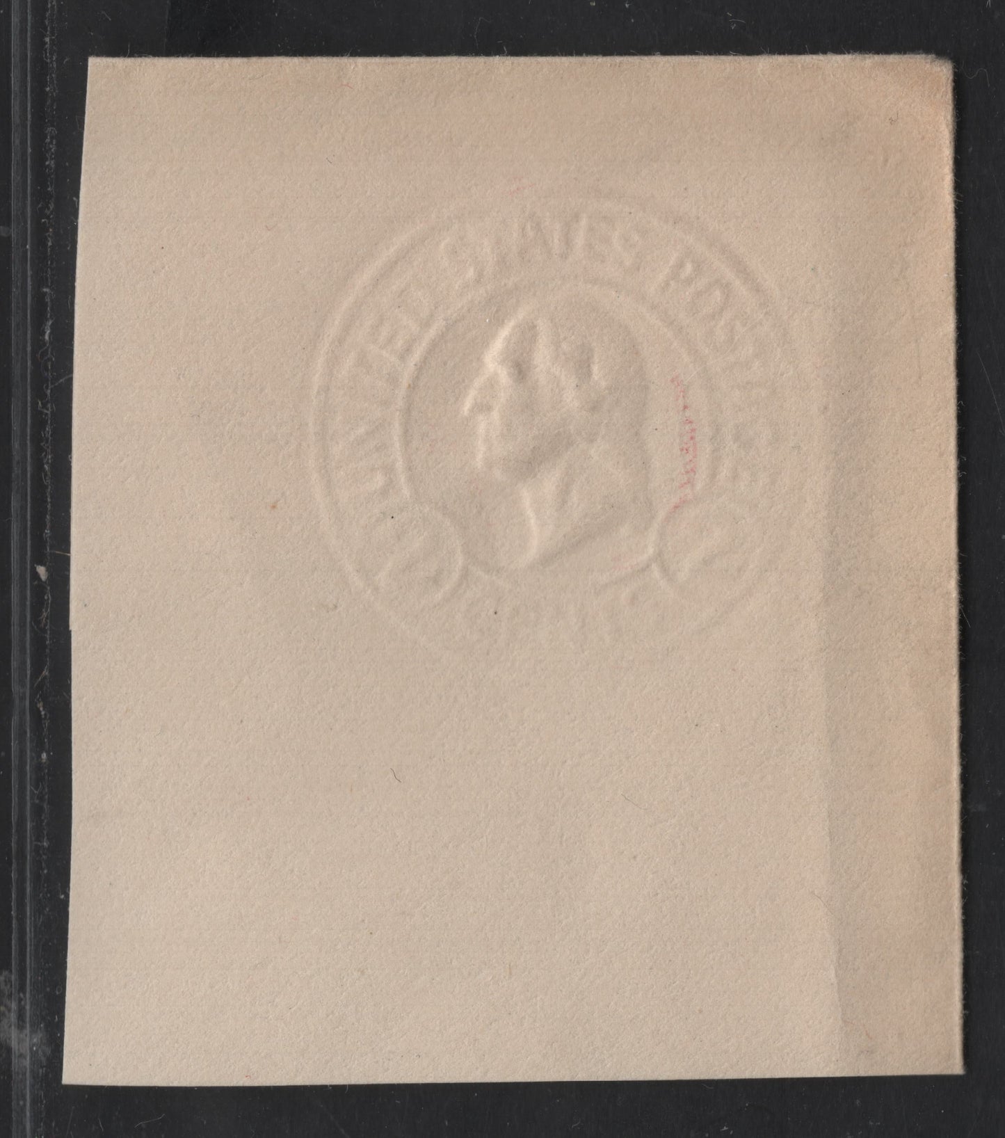 Lot 102 United States SC#U429var 2c Albino Washington, 1915-1932 Heads Issue,  Very Fine Unused Single, Albino Impression of Die 1, Errors Containing Added Albino Impressions of the Stamp (U429i, or U429k)