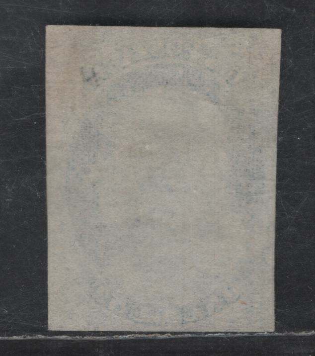 Lot 136 (C) United States Of America SC#7 1c Blue Benjamin Franklin, 1851-1857 Imperf Toppan Carpenter Issue, A VG Used Single Type II