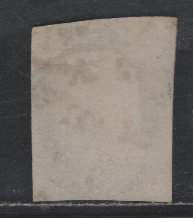 Lot 137 United States Of America SC#9 1c Blue Benjamin Franklin, 1851-1857 Imperf Toppan Carpenter Issue, A Good Used Single Type IV