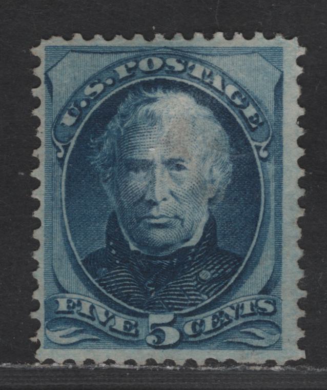 Lot 176 United States Of America SC#179 5c Blue Zachary Taylor, 1873-1879 Continental Bank Note Large Banknote Issue, A Fine Used Single Cleaned To Appear Mint