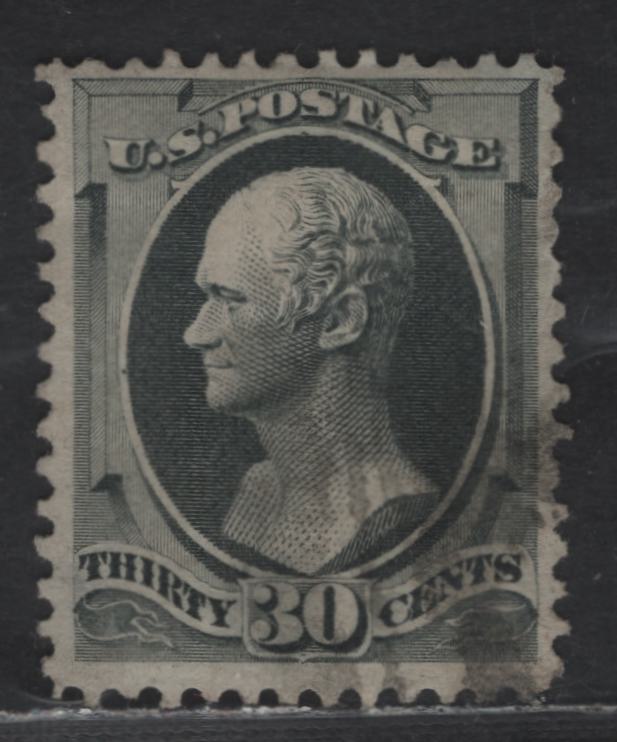 Lot 179 (C) United States Of America SC# 30c Grey Black Alexander Hamilton, 1873-1879 Continental Bank Note Large Banknote Issue, A Fine Used Single