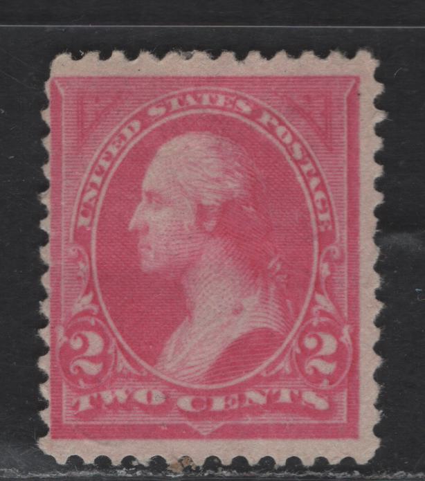Lot 219 United States Of America SC#248 2c Pink George Washington, 1894 Unwatermarked First Bureau Banknote Issue, A Fine unused Single Type 1