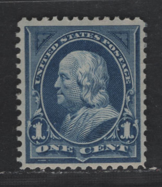 Lot 225 United States Of America SC#264 1c Blue Benjamin Franklin, 1895-1903 Watermarked First Bureau Banknote Issue, A VFNH Single